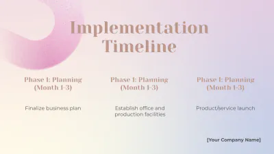 Free Gradient Presentation Template to Edit Online