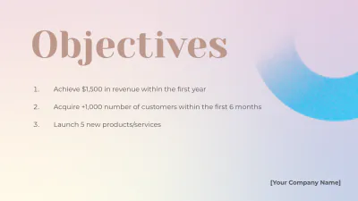 Free Gradient Presentation Template to Edit Online