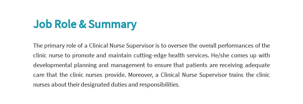 Free Clinical Nurse Supervisor Job Ad/Description Template 2.jpe