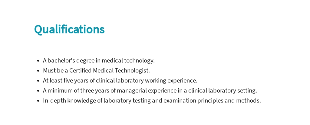 Free Clinical Lab Manager Job Description Template 5.jpe