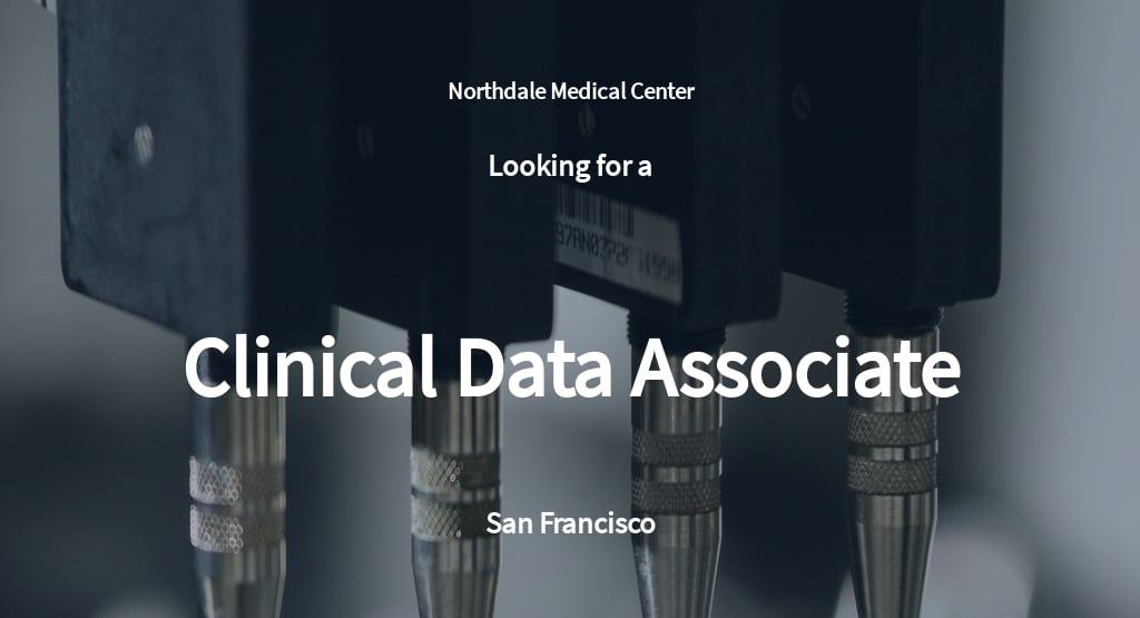 Free Clinical Data Associate Job Description Template.jpe