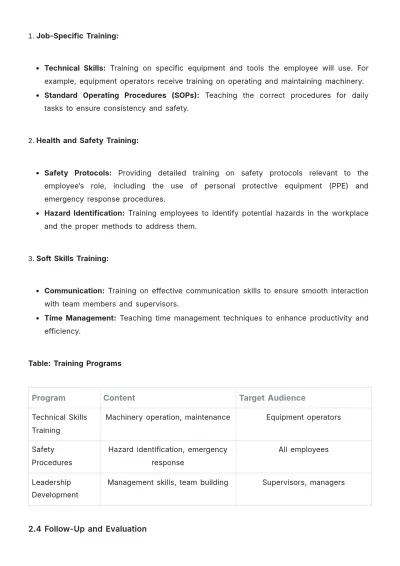 Free Agriculture Workforce Procedure Template to Edit Online