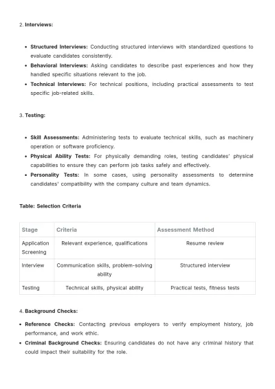Free Agriculture Workforce Procedure Template to Edit Online