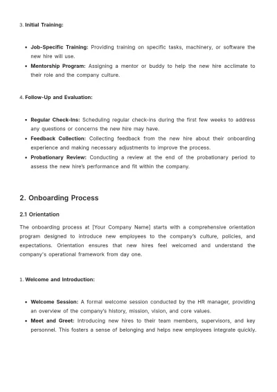 Free Agriculture Workforce Procedure Template to Edit Online