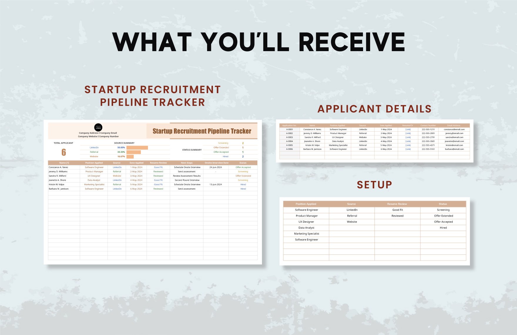 Startup Recruitment Pipeline Tracker Template