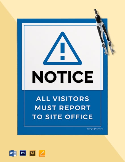 Microsoft Word Sign Template