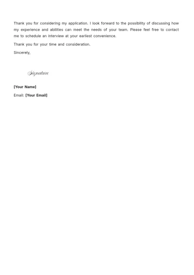 Free Courier Cover Letter For Part Time Job to Edit Online