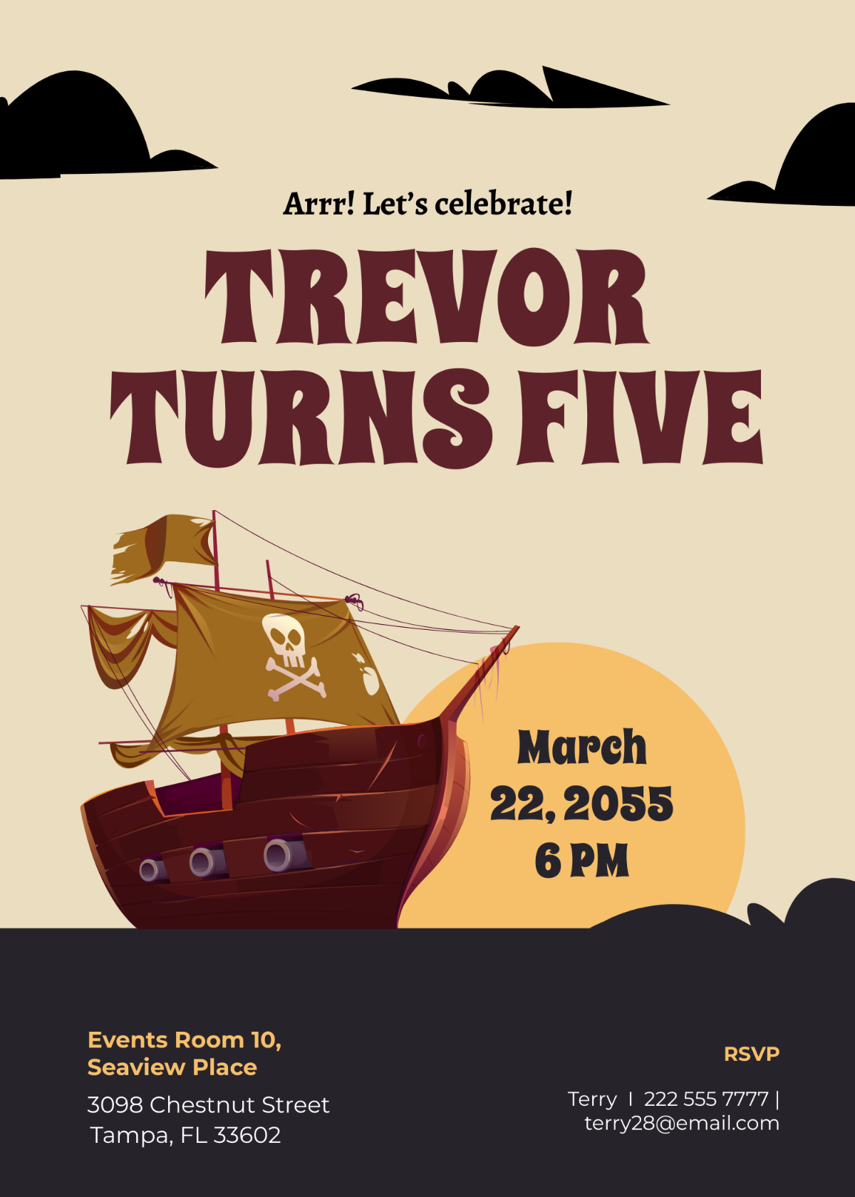 Pirate Party Invitation