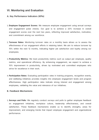 Free Agriculture Employee Engagement Strategy Template to Edit Online