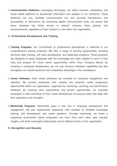 Free Agriculture Employee Engagement Strategy Template to Edit Online