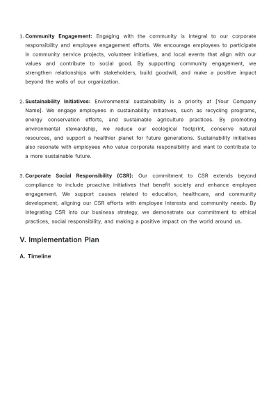 Free Agriculture Employee Engagement Strategy Template to Edit Online