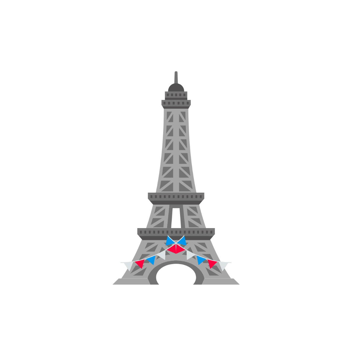 Eiffel Tower Gray