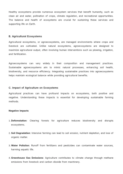 Free Agriculture Environmental Education Manual Template to Edit Online