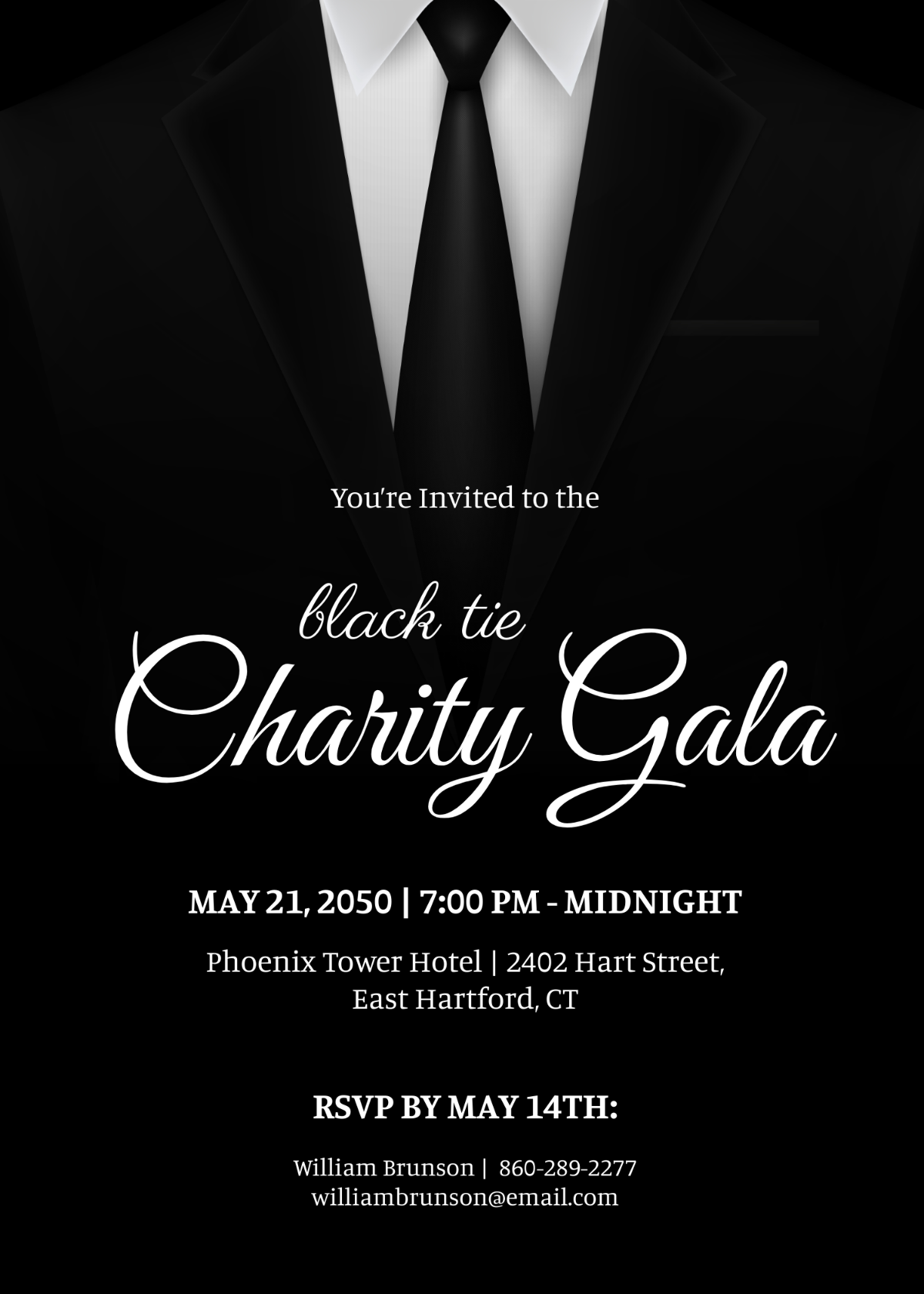 Free Black Tie Invitation Templates Editable And Printable Free Black Tie Invitation Templates Editable And Printable