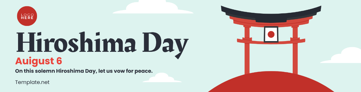 Hiroshima Day Website Banner