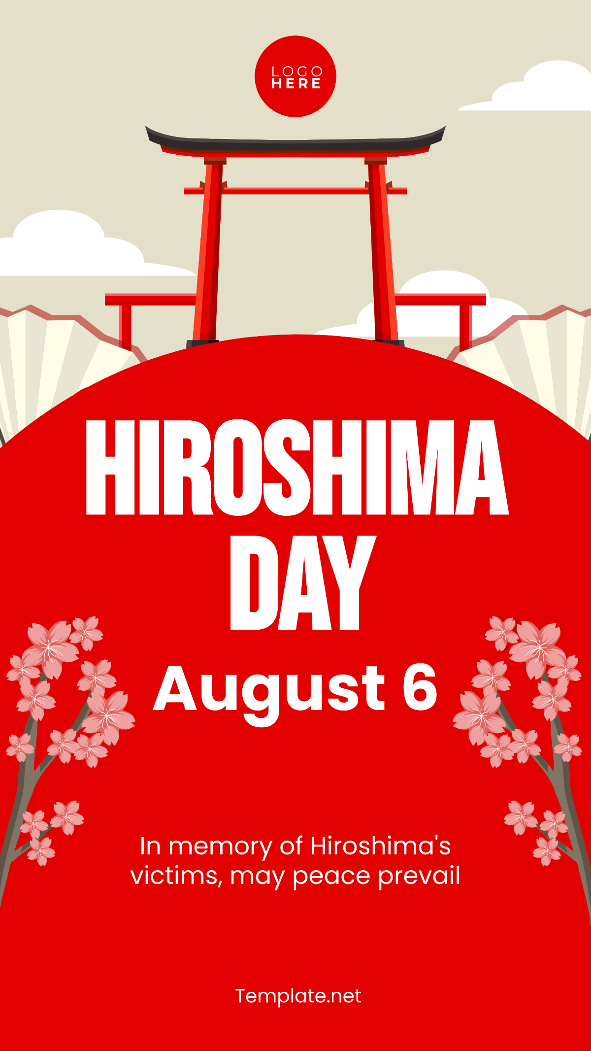 Hiroshima Day Facebook Story