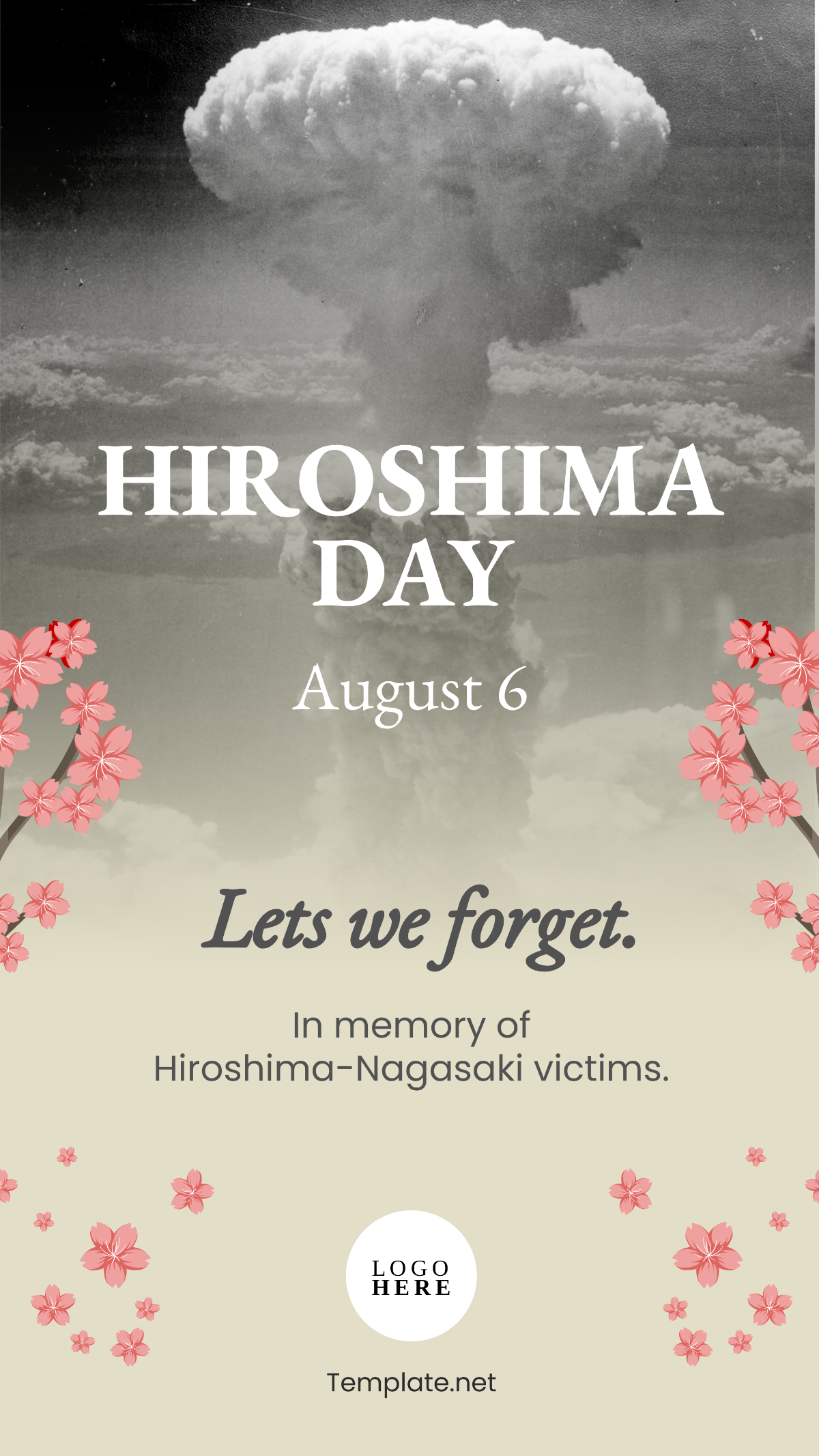 Hiroshima Day Instagram Story
