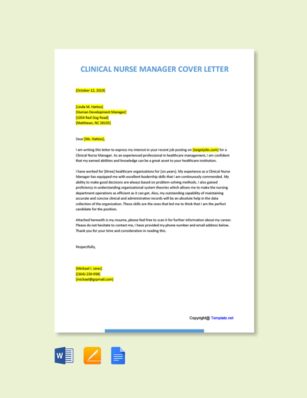 Nurse Resignation Letter - Google Docs, Word, PDF | Template.net