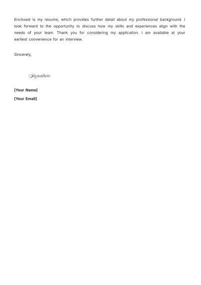 Free Real Estate Paralegal Cover Letter to Edit Online