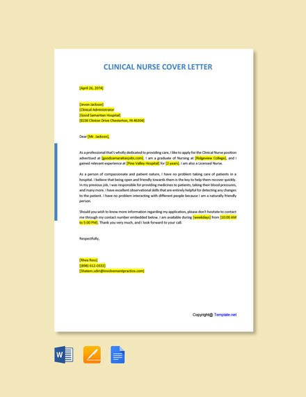 55+ FREE Nurse Templates - Word (DOC) | Google Docs | Apple Pages ...