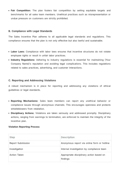 Free Agriculture Sales Incentive Plan Template to Edit Online