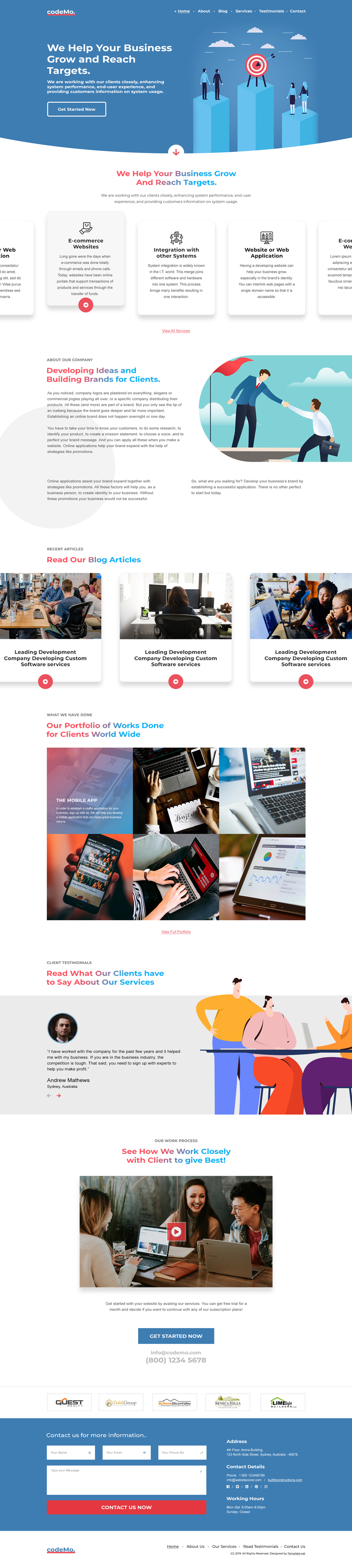 IT Solutions Website Template HTML5 PSD Template IT Solutions Website Template HTML5 PSD Template