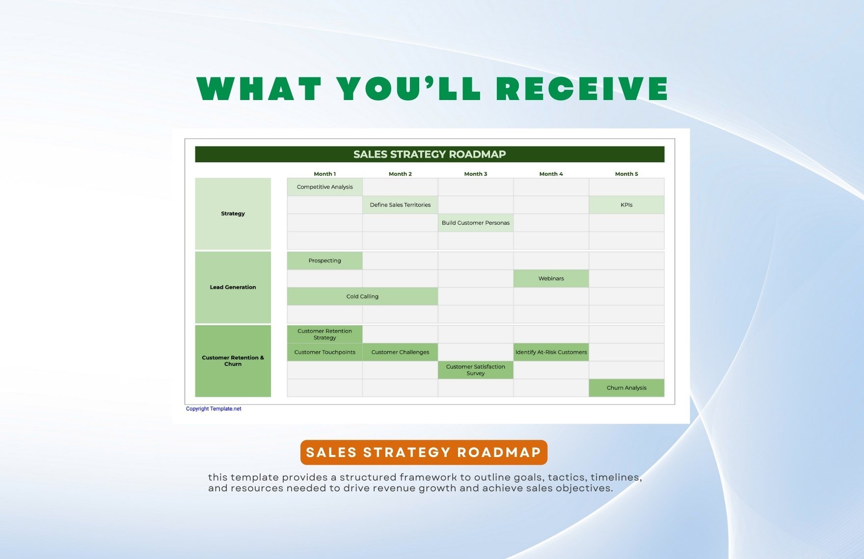 Sales Strategy Roadmap Template