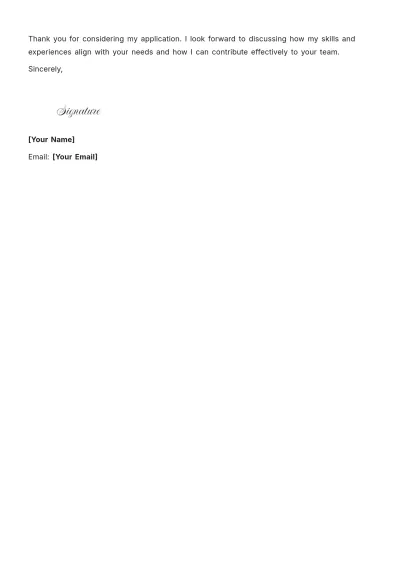 Free Data Warehouse Architect Cover Letter to Edit Online