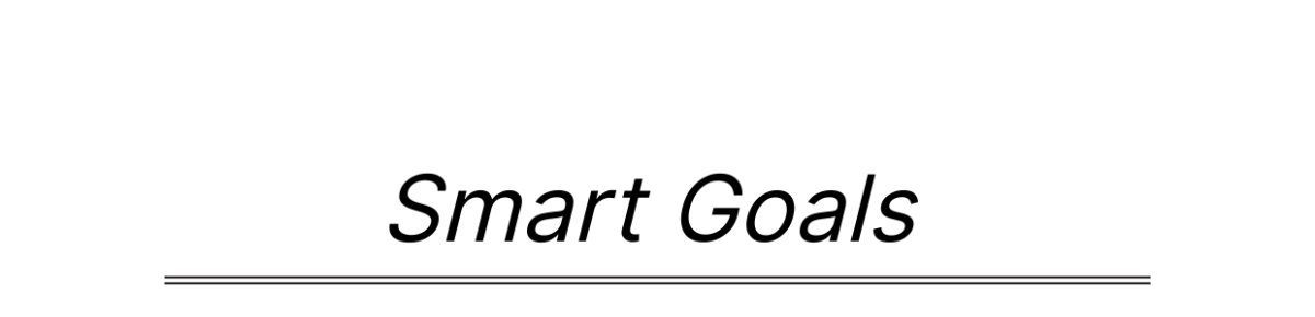 Default Smart Goals Header