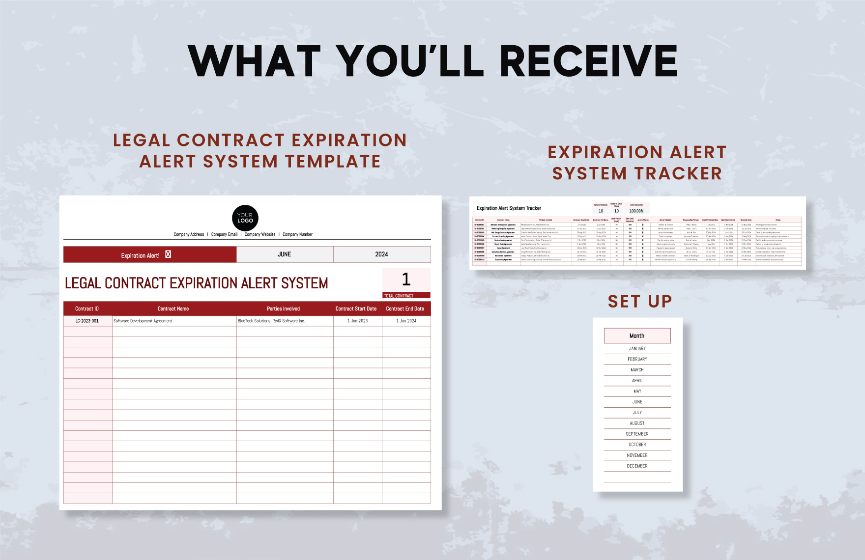 Legal Contract Expiration Alert System Template