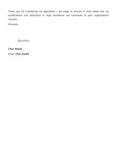 Free Certified Paralegal Cover Letter to Edit Online