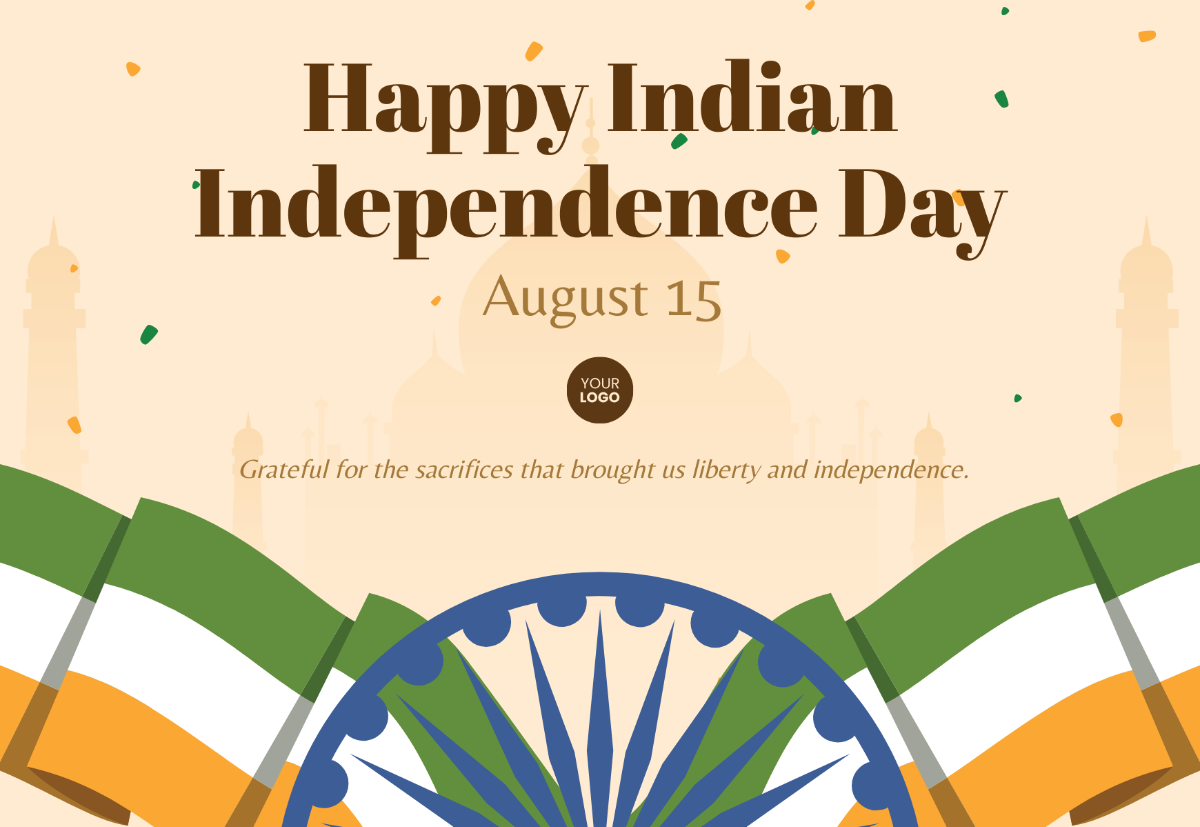 India Independence Day Pop Up Card