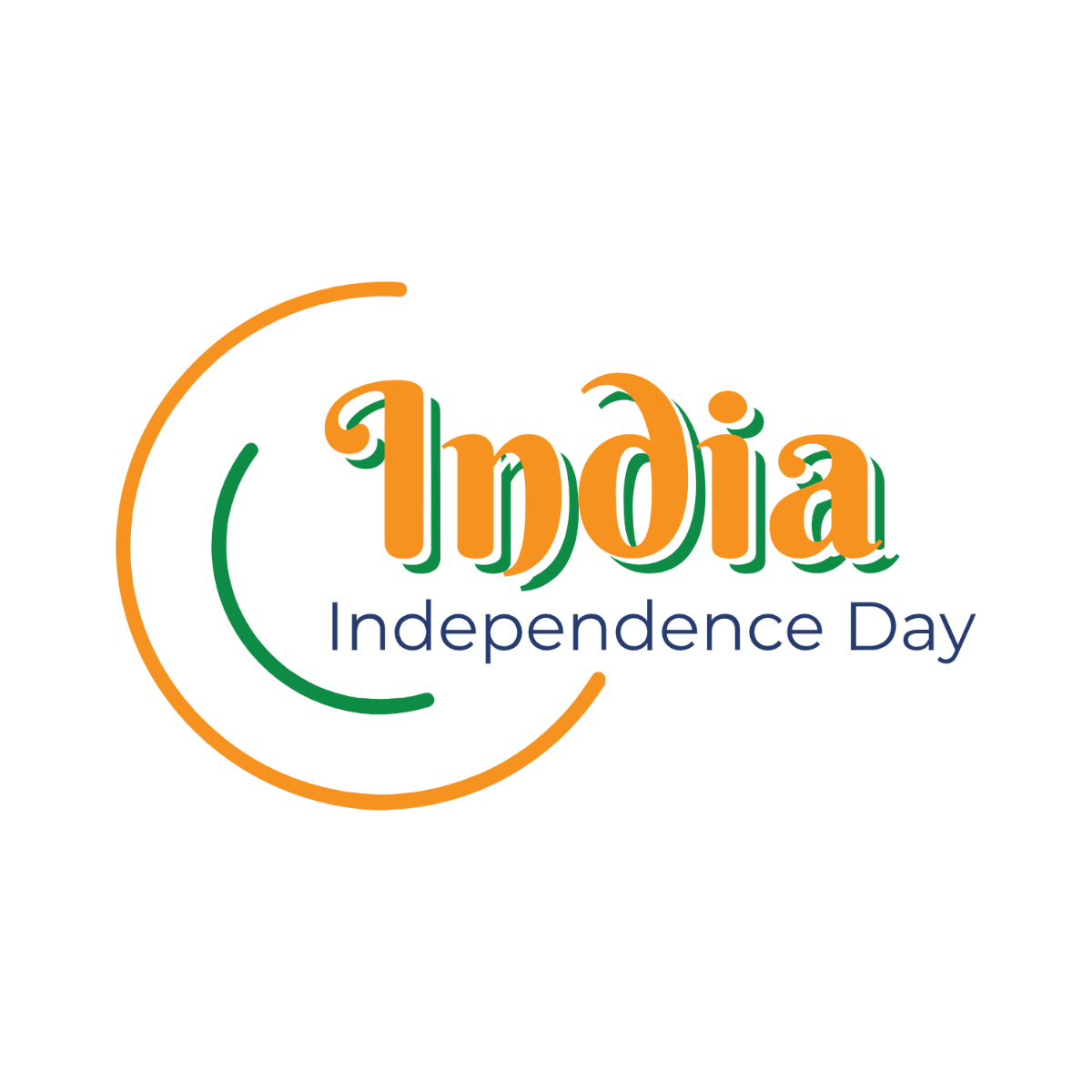 India Independence Day Logo