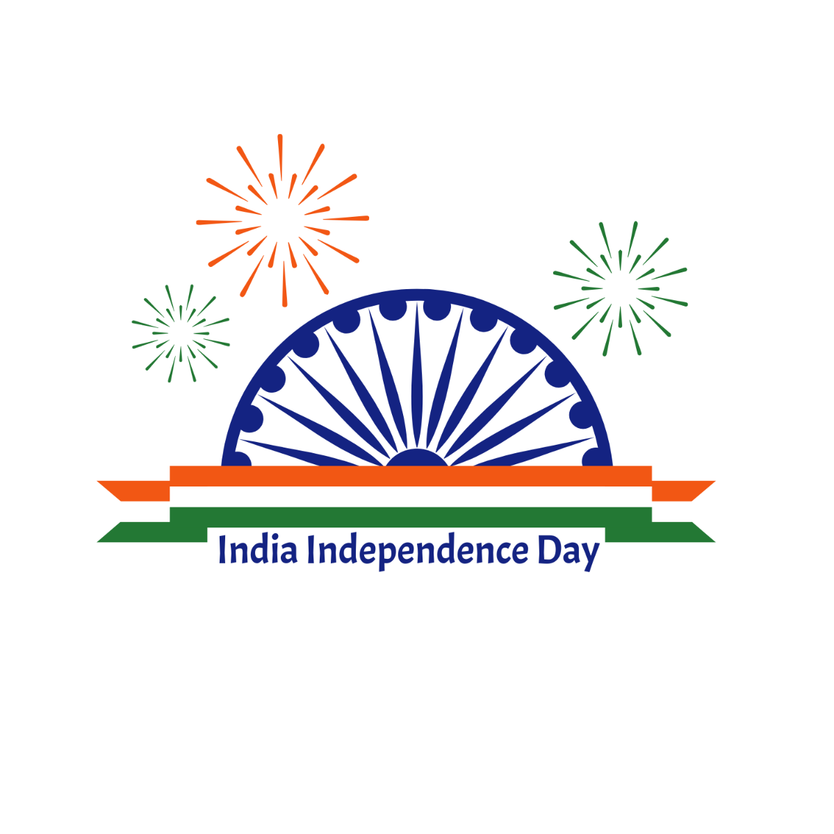 India Independence Day Celebration Logo