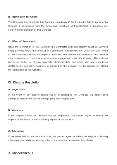 Free Agriculture Performance Contract Template to Edit Online
