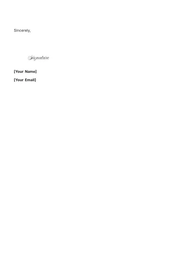 Free Student Cover Letter Format to Edit Online