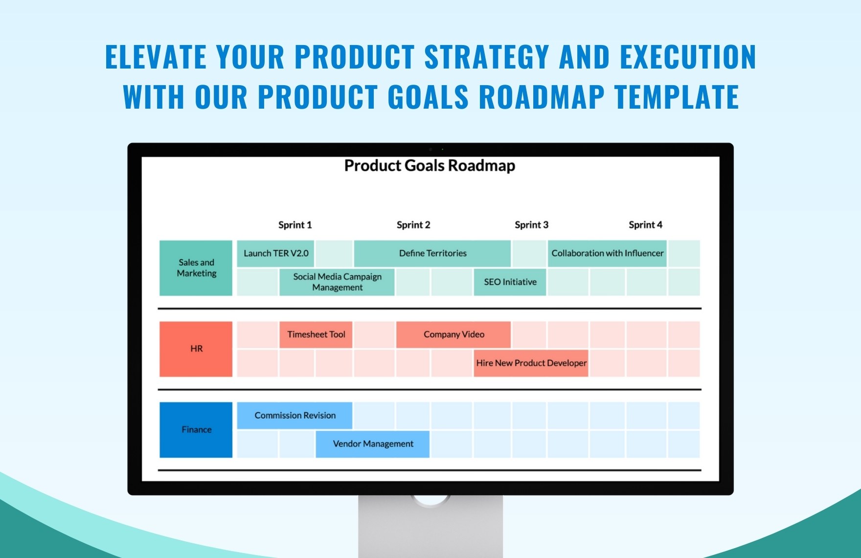 Product Goals Roadmap Template