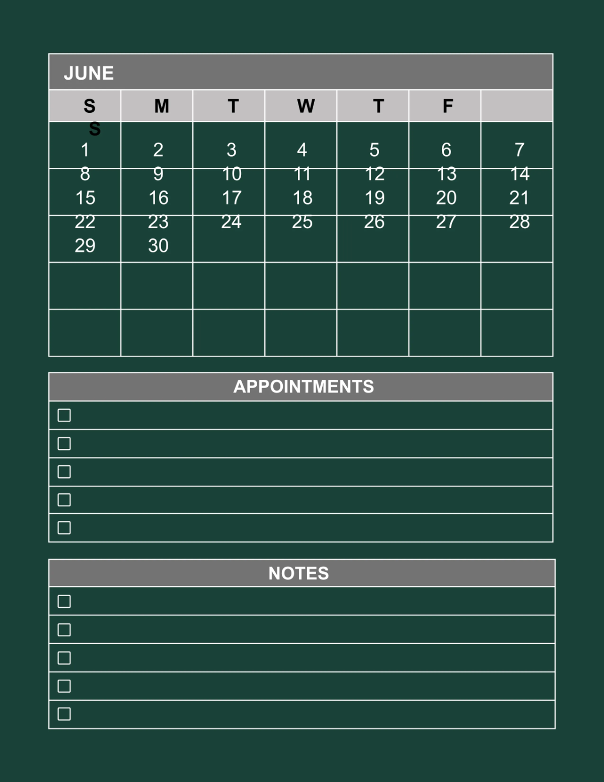 Free Spa Monthly Planner Template to Edit Online