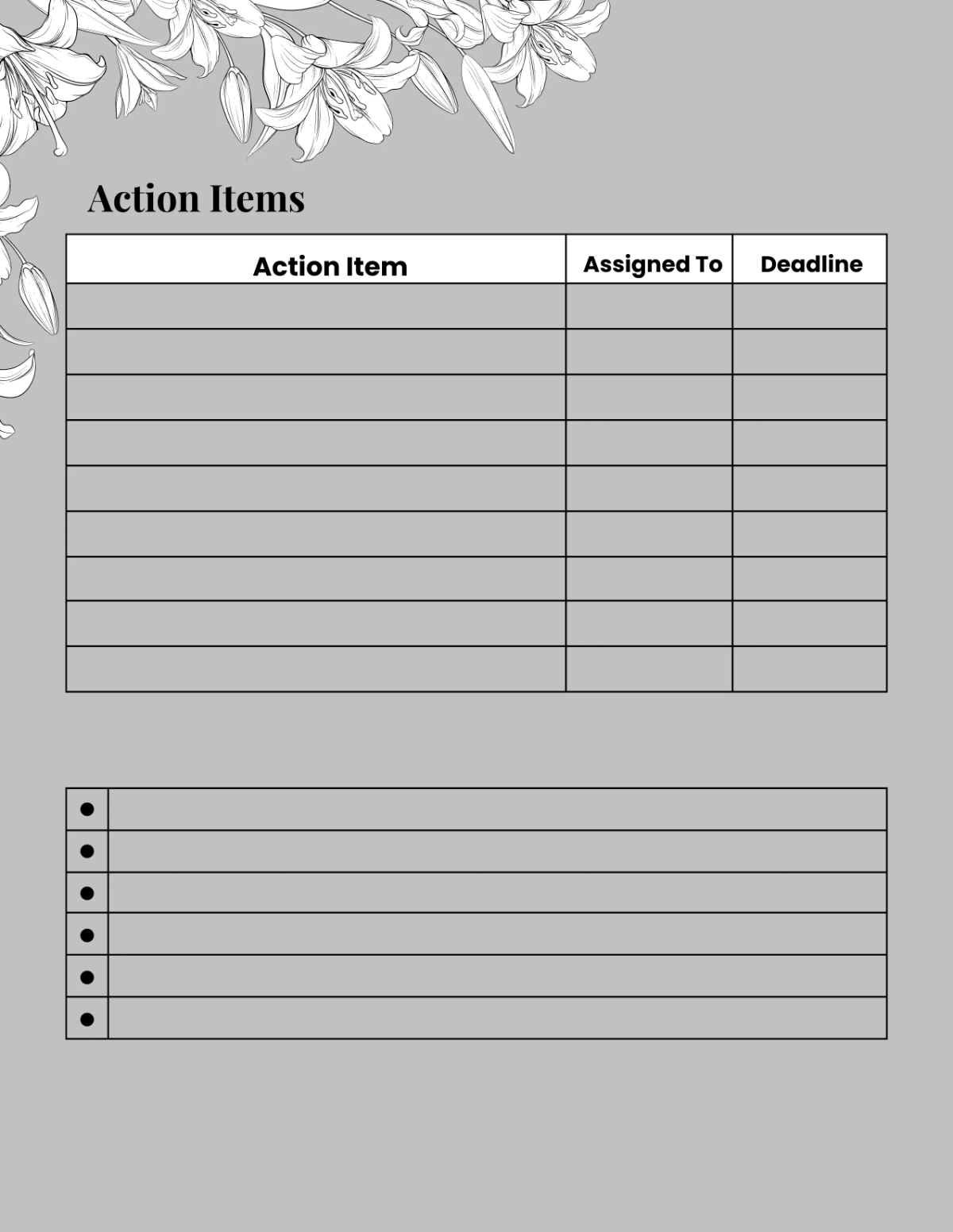 Free Spa Meeting Planner Template to Edit Online