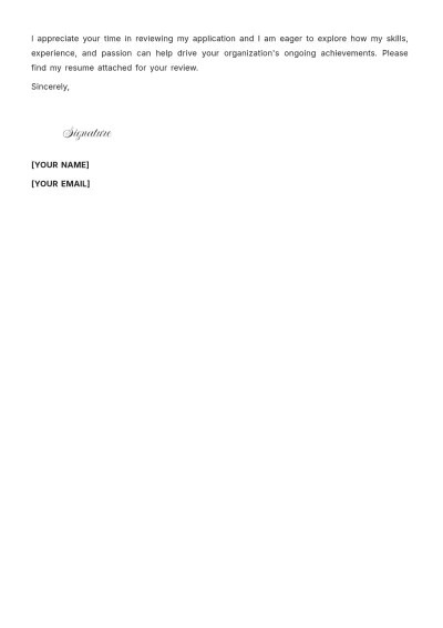 Free Real Estate Financial Analyst Cover Letter to Edit Online