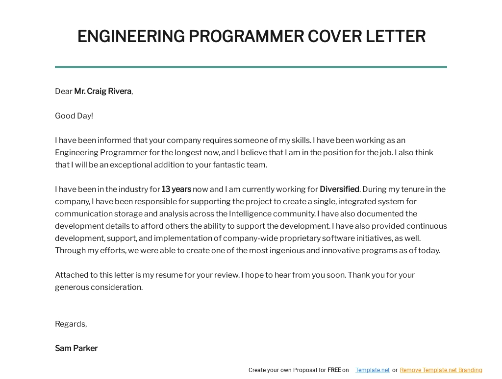 Free Engineering Programmer Cover Letter Template.jpe