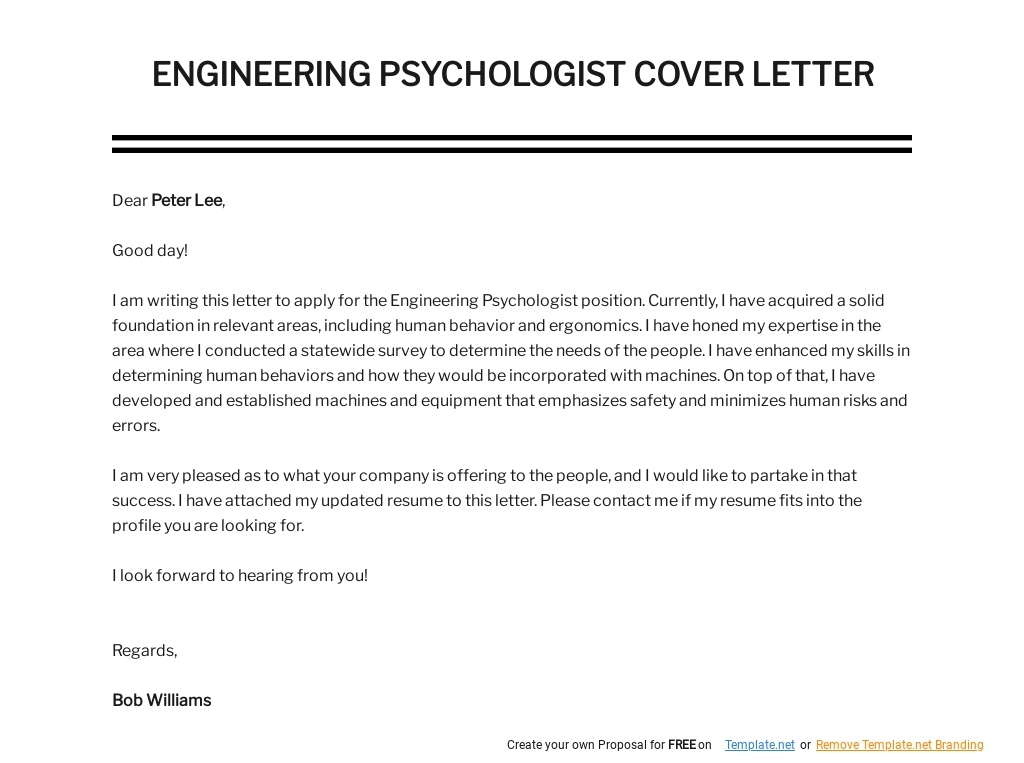 Free Engineering Psychologist Cover Letter Template.jpe