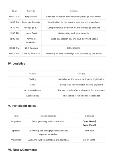 Free Engagement Party Event Schedule Template to Edit Online