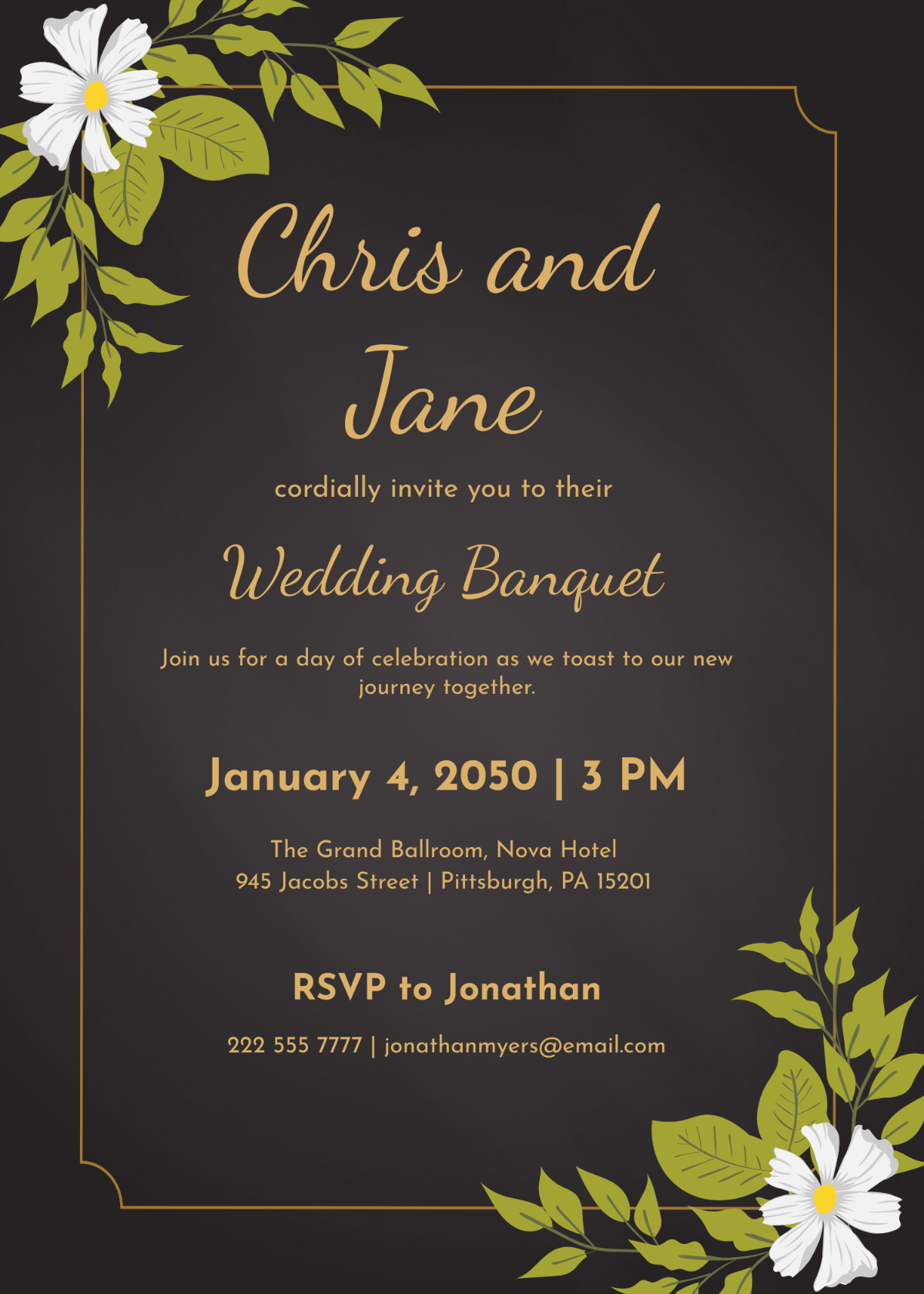 Wedding Banquet Invitation