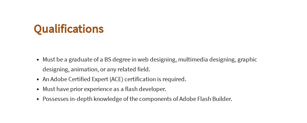 Free Freelance Flash Developer Job Description Template 5.jpe