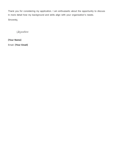 Free Experienced Financial Analyst Cover Letter to Edit Online