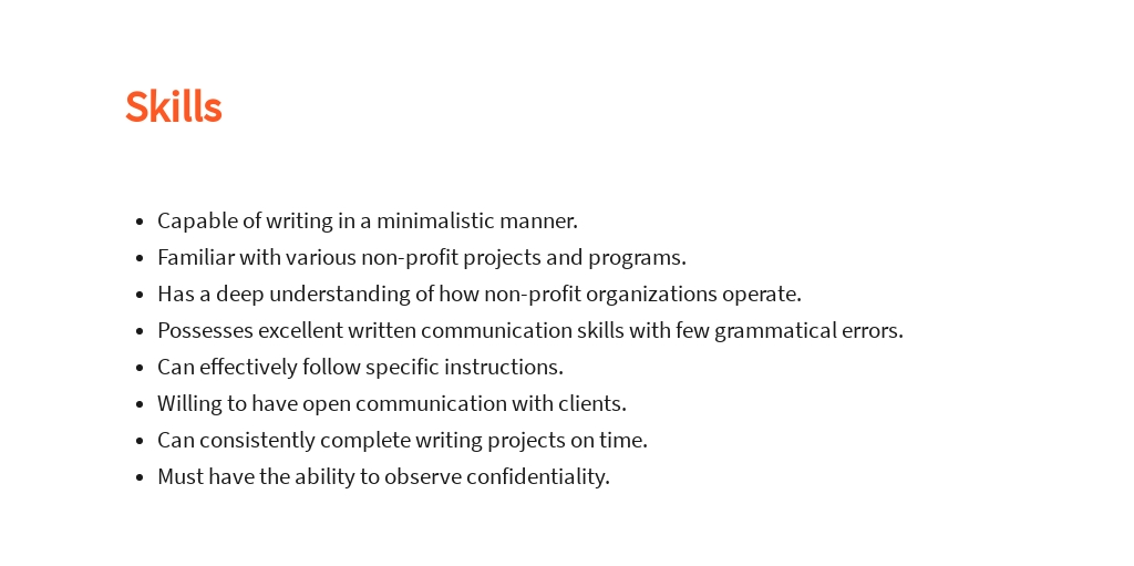 Free Freelance Grant Writer Job Description Template 4.jpe