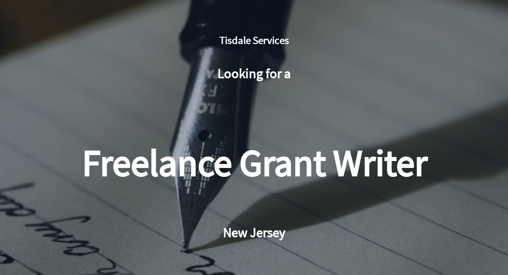 Free Freelance Grant Writer Job Description Template.jpe