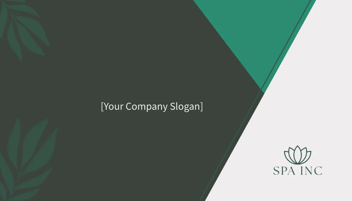 Free Spa Therapist Business Card Template to Edit Online