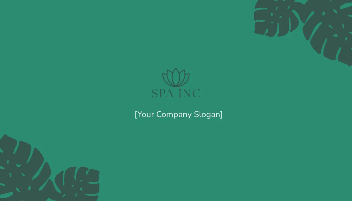 Free Relaxing Salon & Day Spa Business Card Template to Edit Online